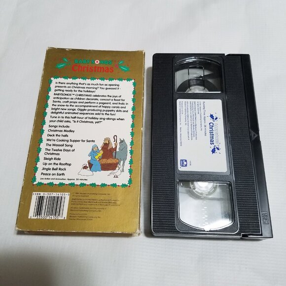 Baby Songs Christmas Golden Book Video VHS Tape - Bundle & Save Santa Rudolph - Picture 2 of 2